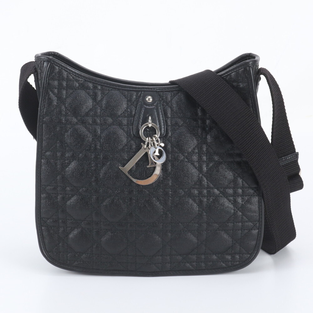 Christian Dior Cannage Leather Shoulder Bag, Crossbody Tote Bag for Women